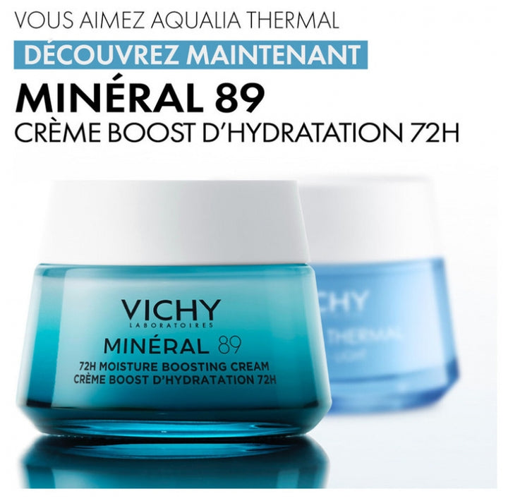 Vichy Minéral 89 كريم غني معزز للترطيب 72h 50ml