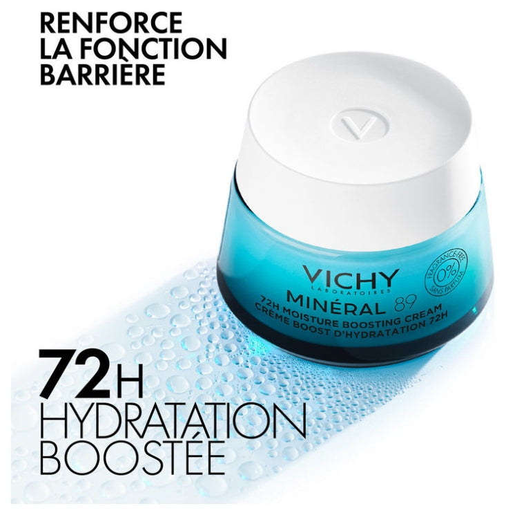 Vichy Minéral 89 كريم غني معزز للترطيب 72h 50ml