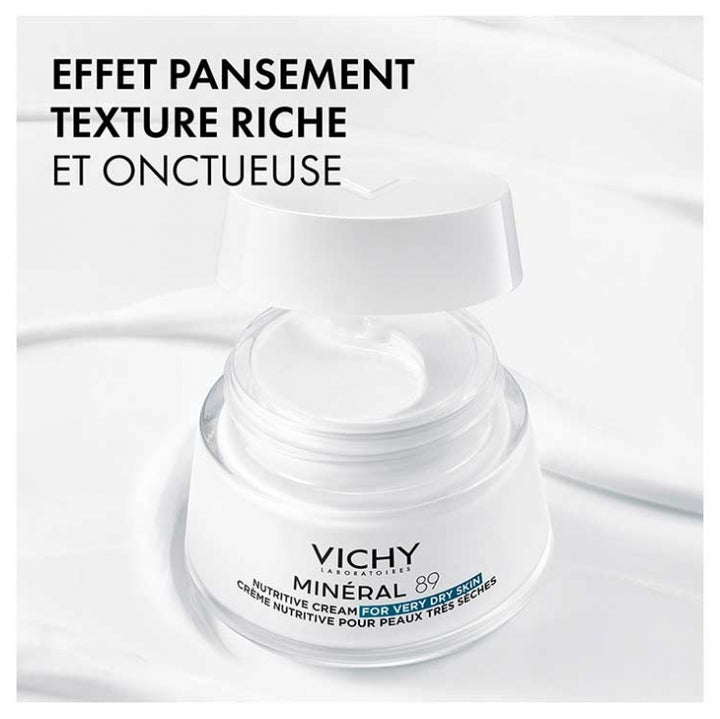 Vichy Mineral 89 Nutrilogie Nourishing Cream Very Dry Skin 50ml (1.69fl oz)