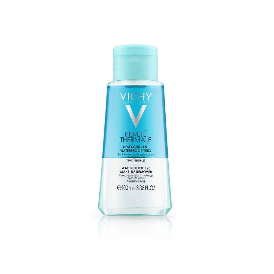Vichy Purete Thermale Waterproof Eye Make - up Remover 100ml (3.38fl oz) - FrenchBeautyHub