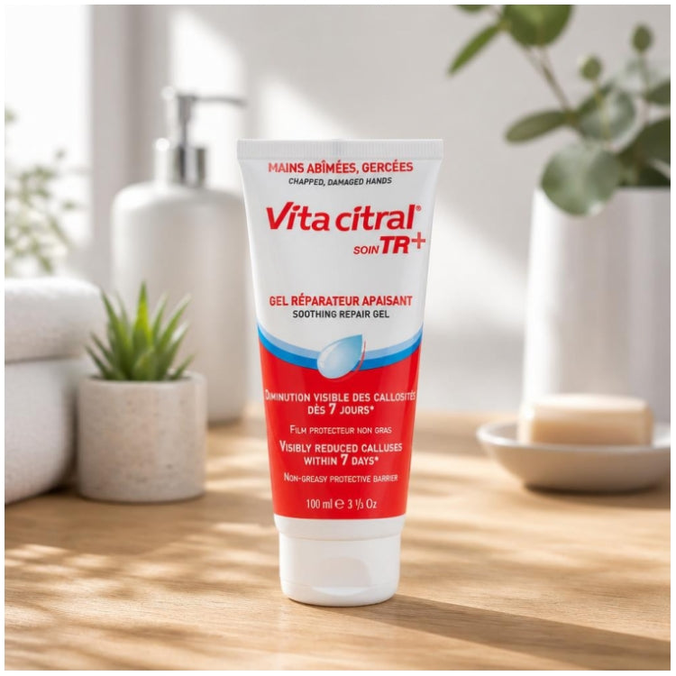 Vita Citral Asepta Care Tr+ Gel Réparateur Apaisant Mains Gercées et Abîmées 100ml