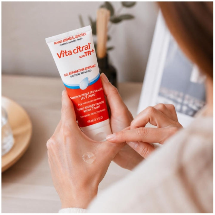 Vita Citral Asepta Care Tr+ Gel Réparateur Apaisant Mains Gercées et Abîmées 100ml