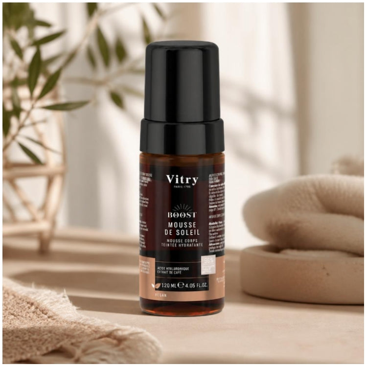 Vitry Boost Sun cream with free glove tinted hydrating 120 ml (4.06fl oz)