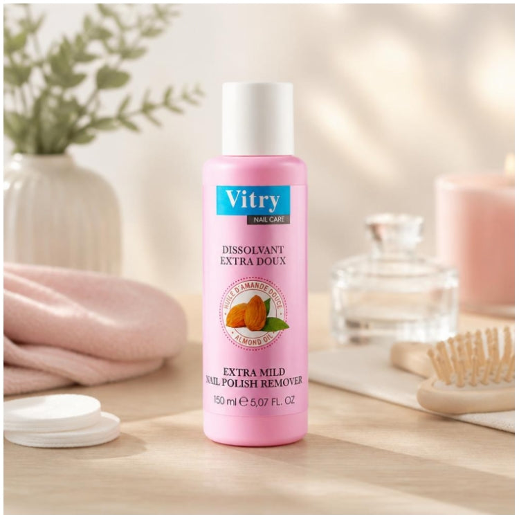 Vitry Nail Care Extra Mild Nail Polish Remover 150ml (5.07 fl oz)