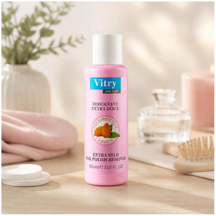 Vitry Nail Care Extra Mild Nail Polish Remover 150ml (5.07 fl oz)