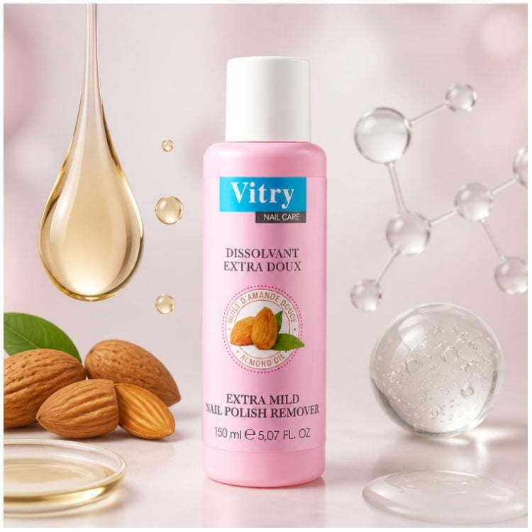 Vitry Nail Care Extra Mild Nail Polish Remover 150ml (5.07 fl oz)