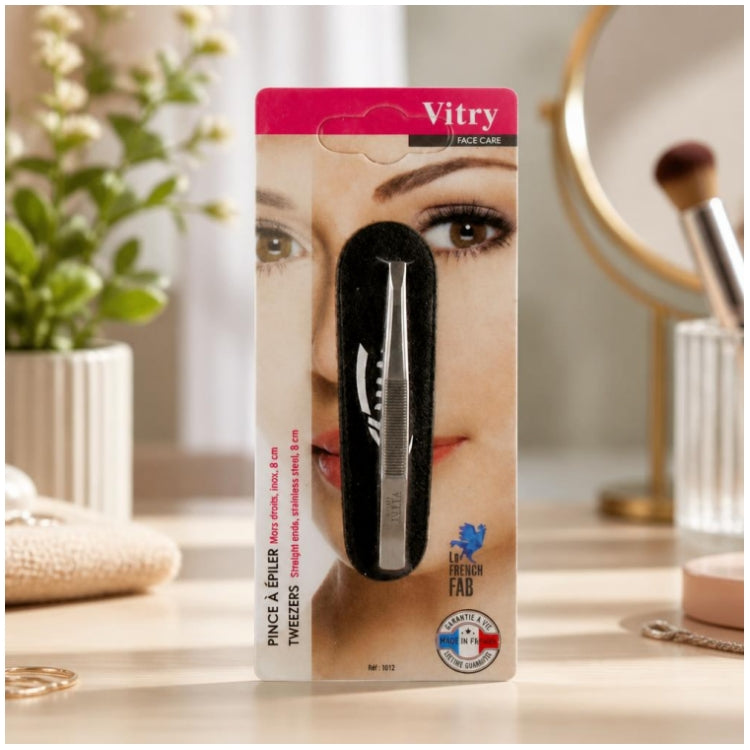 Vitry Tweezers Straight Jaws Ref 12