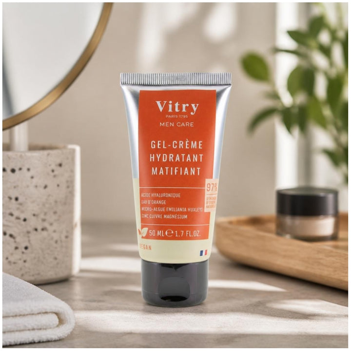Vitry Men Care Men Mattifying Hydrating Gel-Cream Homme 50 ml (1.69fl oz)