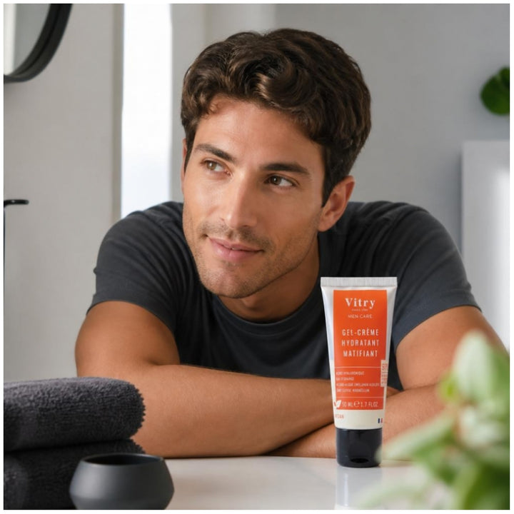 Vitry Men Care Men Mattifying Hydrating Gel-Cream Homme 50 ml (1.69fl oz)