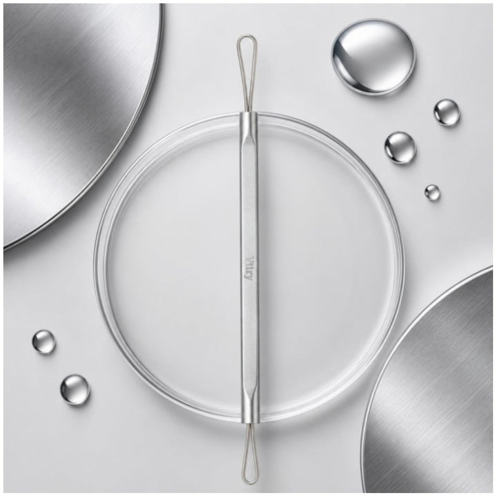 Vitry Tire Comedone Double Curved Extractor