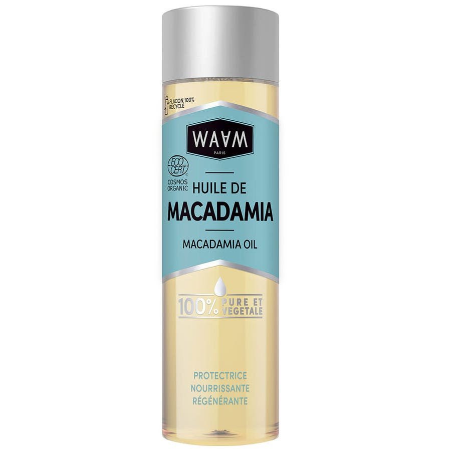 WAAM Organic Macadamia Plant Oil Bio 75ml (2.53 fl oz) - FrenchBeautyHub