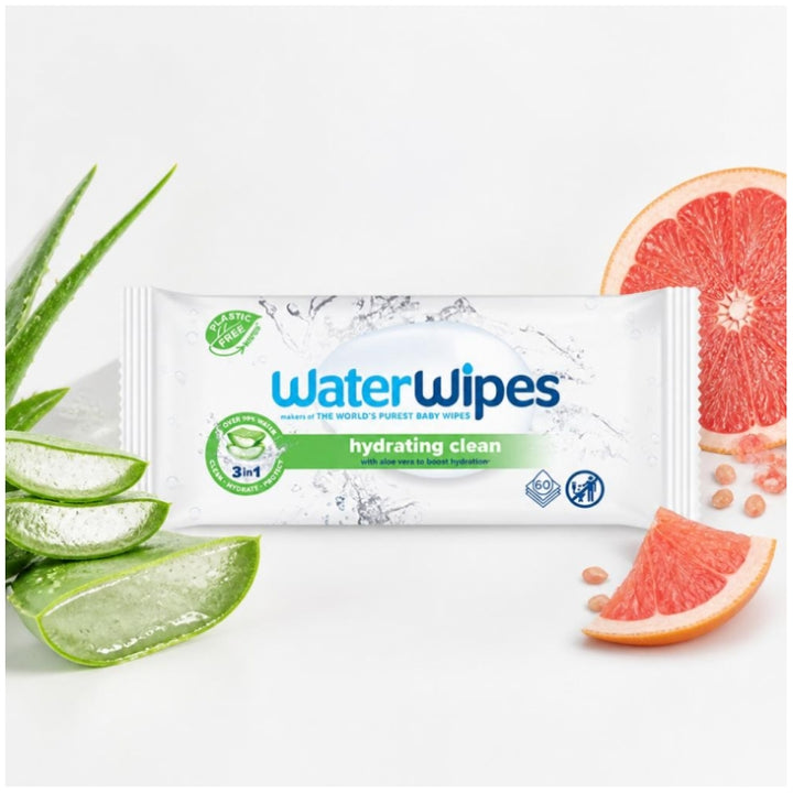 Waterwipes Aloe Vera Toallitas hidratantes x60