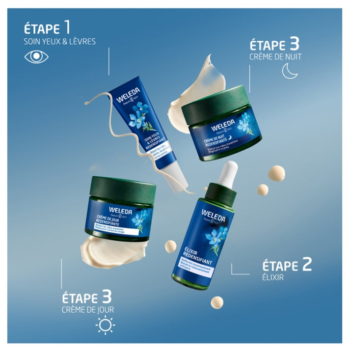 Weleda Gentiane Bleue and Edelweiss Crema Notte Ridensificante all'Enotera 30ml