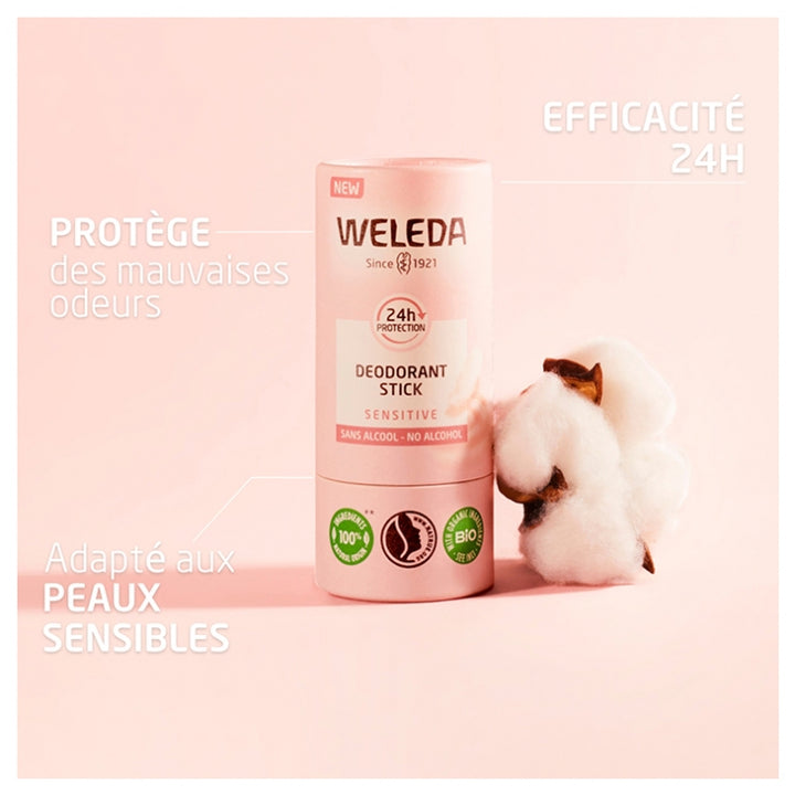 Weleda Deodorants Stick 24h para piel sensible 50g