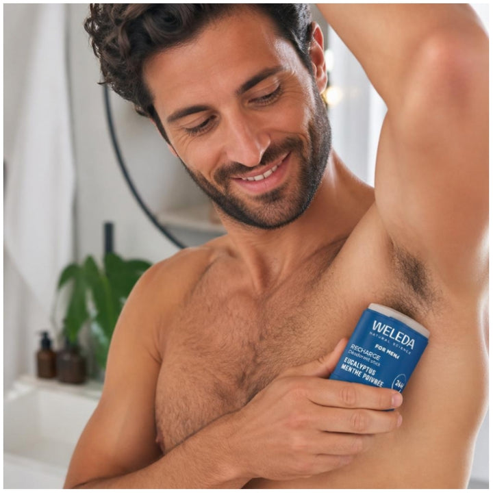 Weleda مزيل عرق صلب للرجال عبوة إعادة تعبئة 50 g