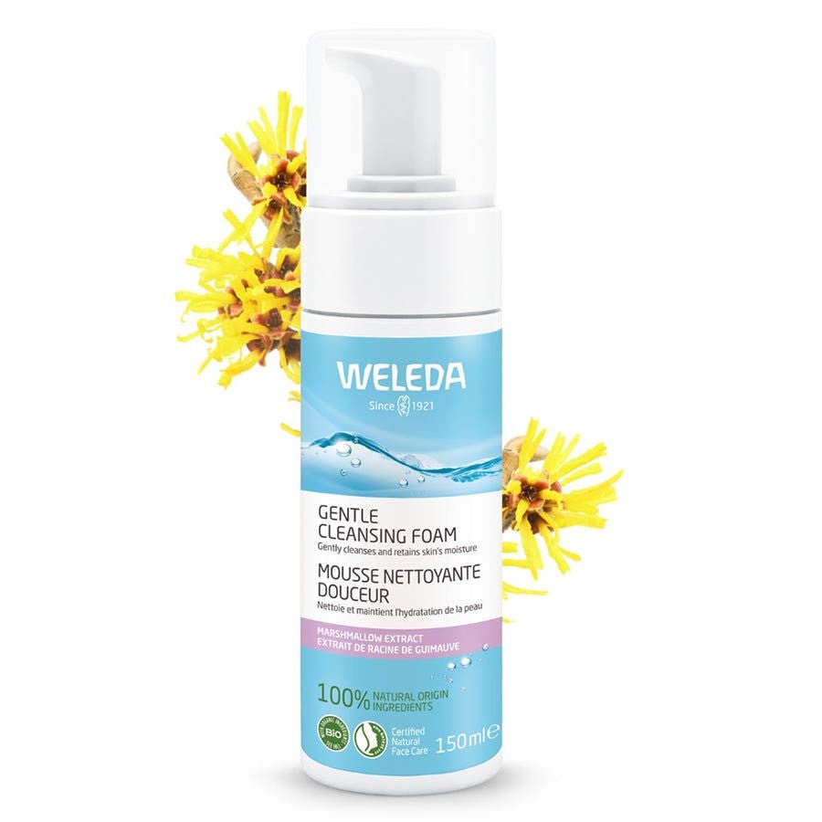 Weleda Hamamelis Gentle Cleansing Foam Normal To Combination Skin 150ml (5.07fl oz) - FrenchBeautyHub