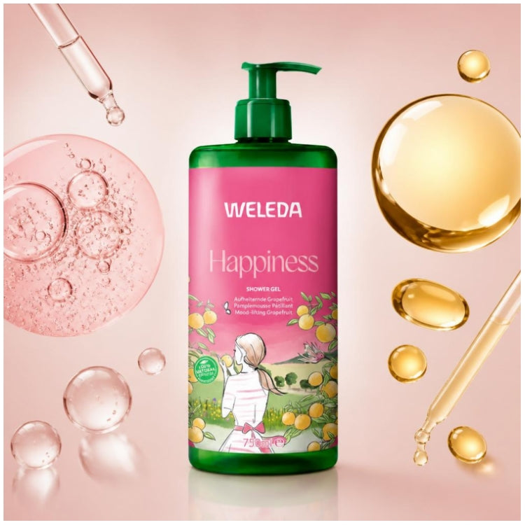 Weleda Aroma Shower Gel Douche Hapiness 750ml (25.36fl oz)