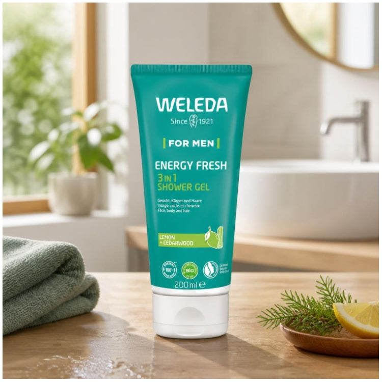 Weleda Men Energy Fresh 3-in-1 Shower Gel 200ml