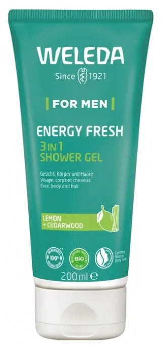 Weleda Men Energy Fresh 3-in-1 Shower Gel 200ml