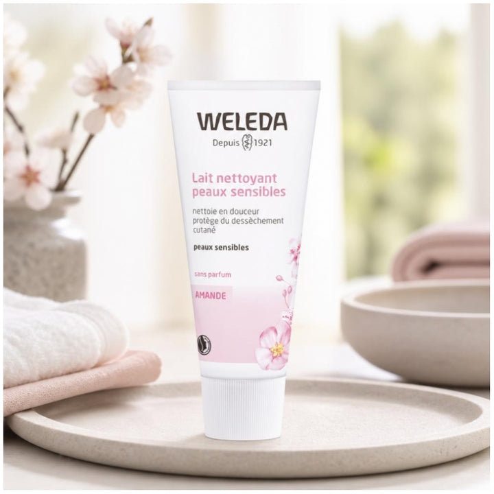 Weleda Almond Comfort Loción limpiadora para pieles sensibles 75ml
