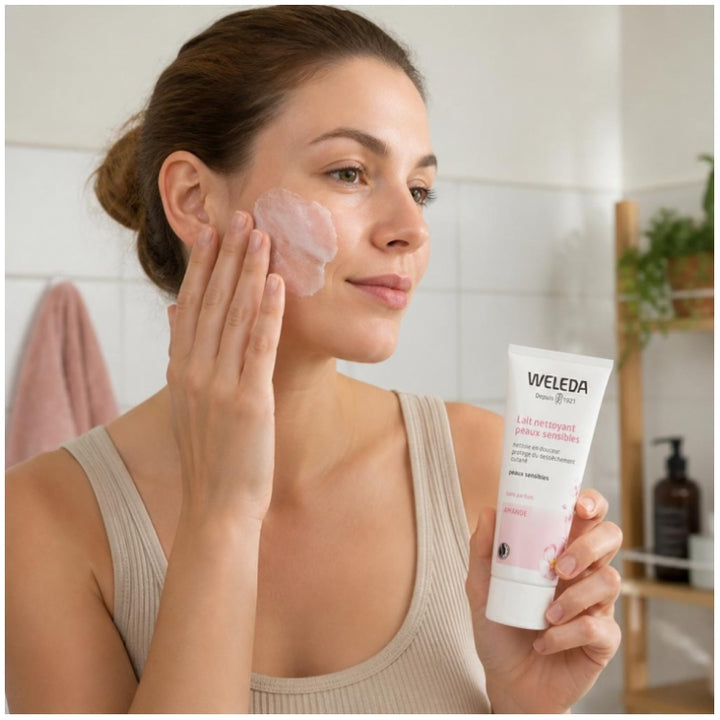 Weleda Almond Comfort Loción limpiadora para pieles sensibles 75ml