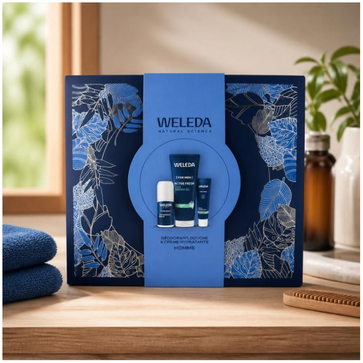 Weleda Man Giftboxes Man Deodorants, Showers and Hydrating Creams