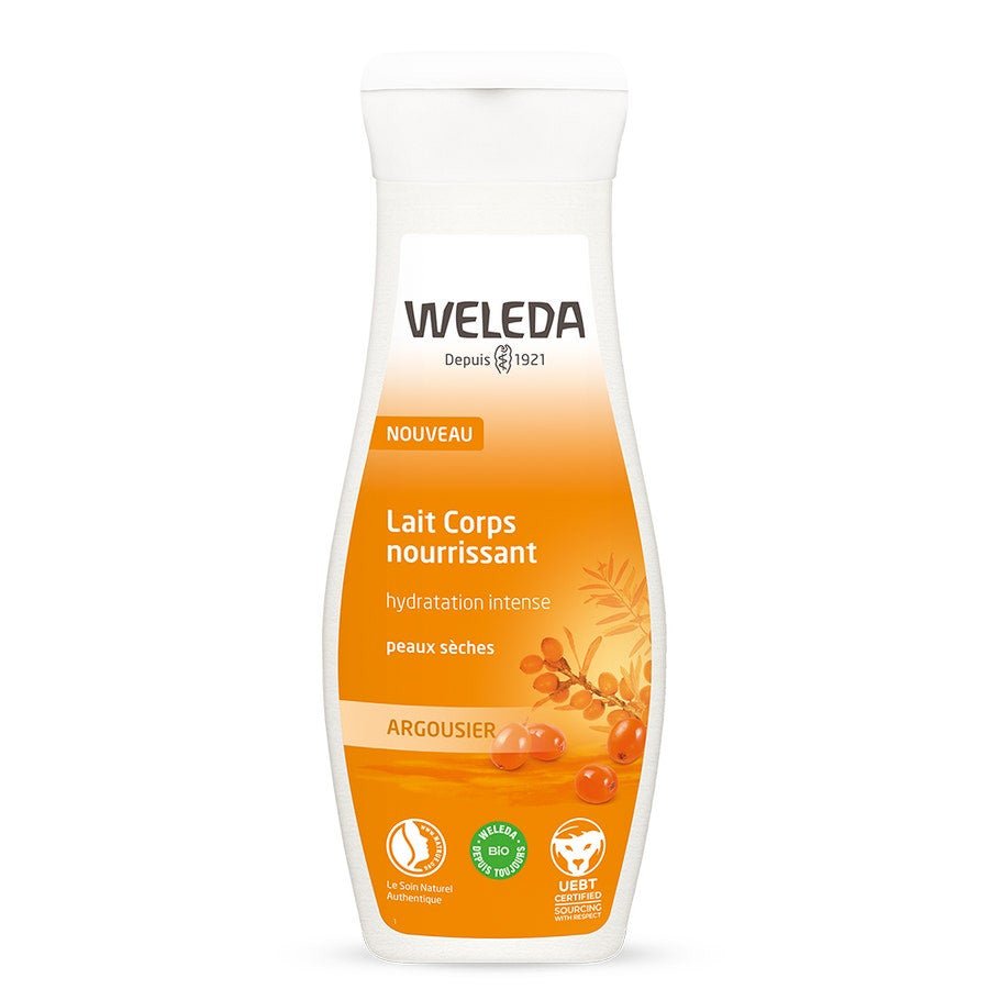Weleda Nourishing Body Lotion Sea Buckthorn 200ml (6.76fl oz) - FrenchBeautyHub