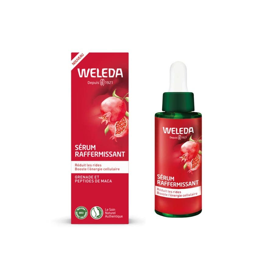 Weleda Pomegranate Firming Serum and Maca Peptides 30ml (1.01fl oz) - FrenchBeautyHub