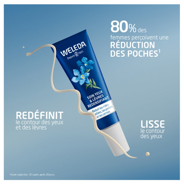 Weleda Gentiane Bleue and Edelweiss Cuidado Redensificante de Ojos y Labios con Onagra 10ml