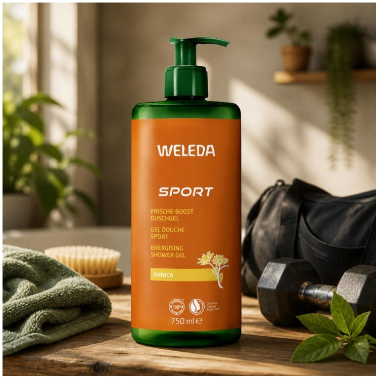 Weleda Arnica Sport shower gel 750ml (25.36fl oz)