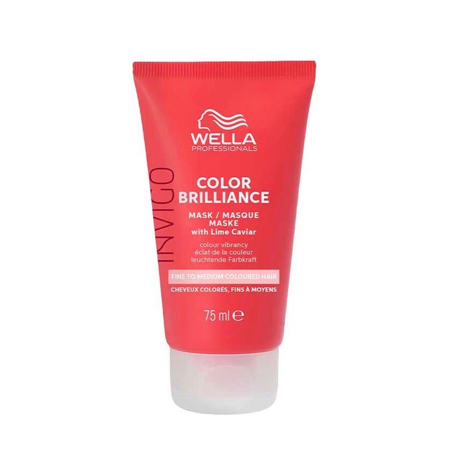 Wella Professionals Invigo Color Brilliance Mask for Fine to Medium Colored Hair 75ml (2.54fl oz) - FrenchBeautyHub