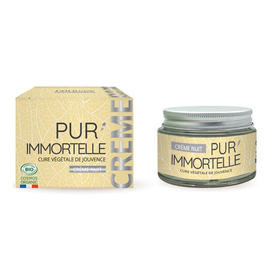 Organic Immortelle Pure Night Face Cream 50ml Pur'Immortelle Propos'Nature