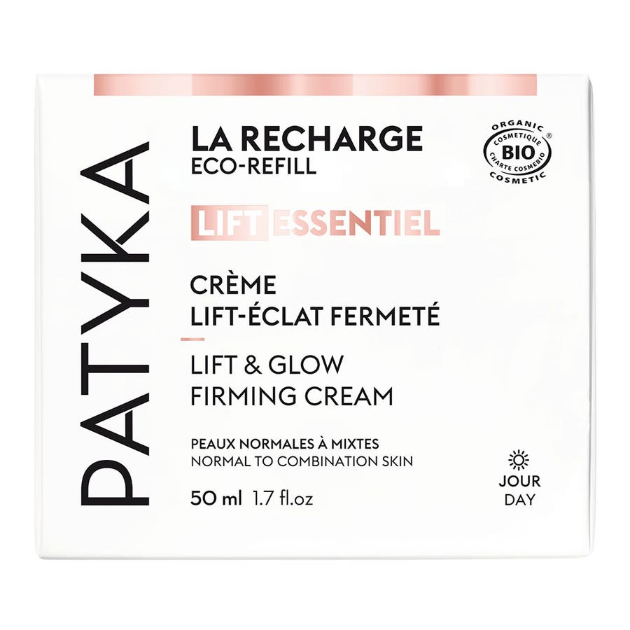 Organic Firmness Lift Cream Refill Lift Essentiel Normal to Combination Skin Patyka