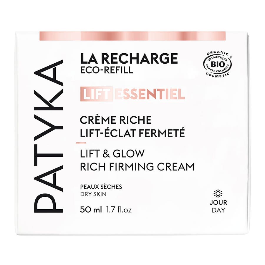 Organic Firmness Lift Rich Cream Refill Lift Essentiel Dry Skin Patyka