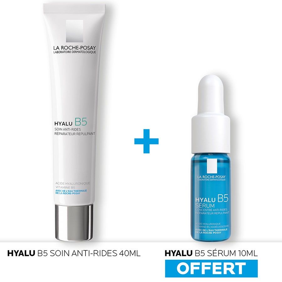 Hyalu B5 Anti-wrinkle cream 50ml+ free serum 10ml La Roche-Posay