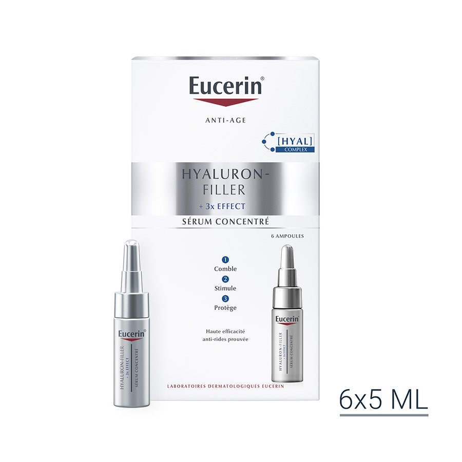 Concentrate 6 X 6x5ml Hyaluron-Filler + 3x Effect Eucerin