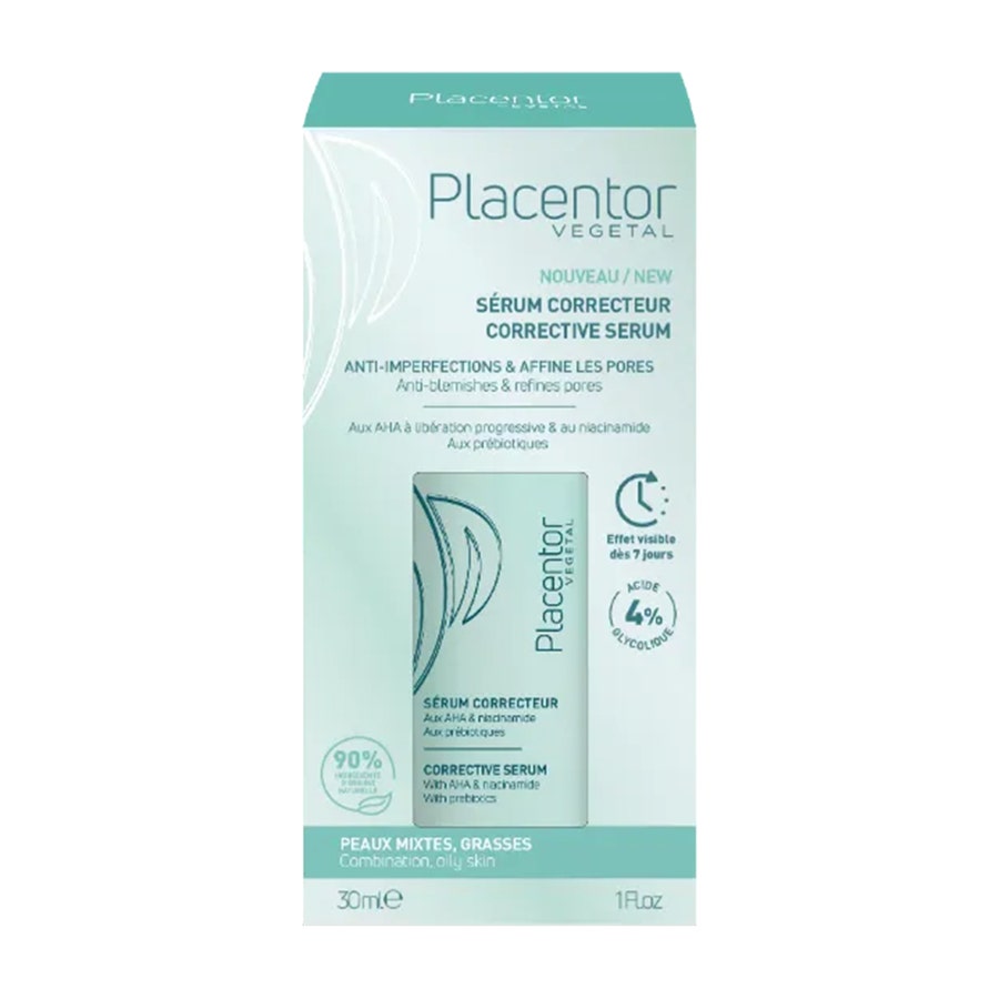 Corrective Serum 30ml Combination to Oily Skin Placentor Végétal