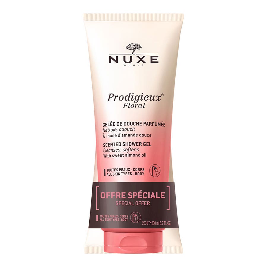 Nuxe Prodigieux® Floral Shower Jelly 200ml x2 (6.76fl oz x2)