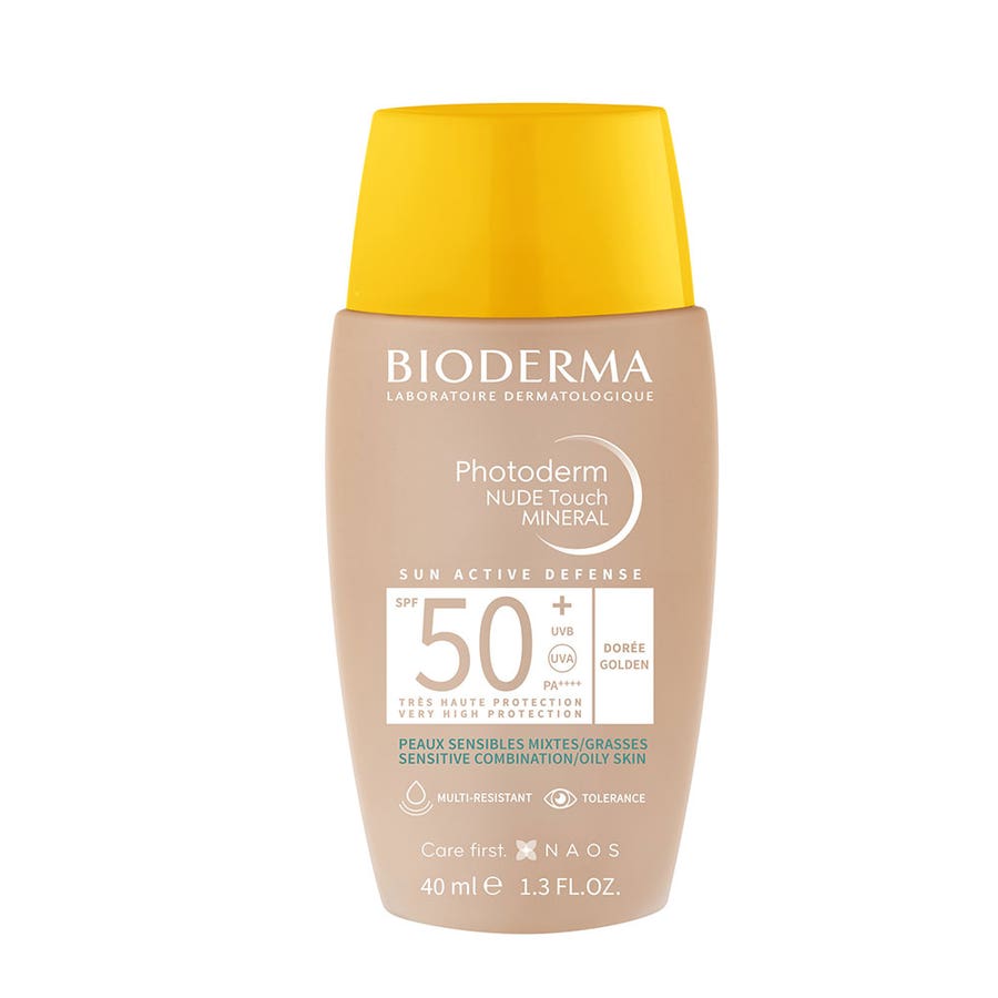 Photoderm Nude Touch Skin Suncare Spf50+ Combination To Oily Skins Bioderma 40ml Photoderm NUDE Touch Bioderma