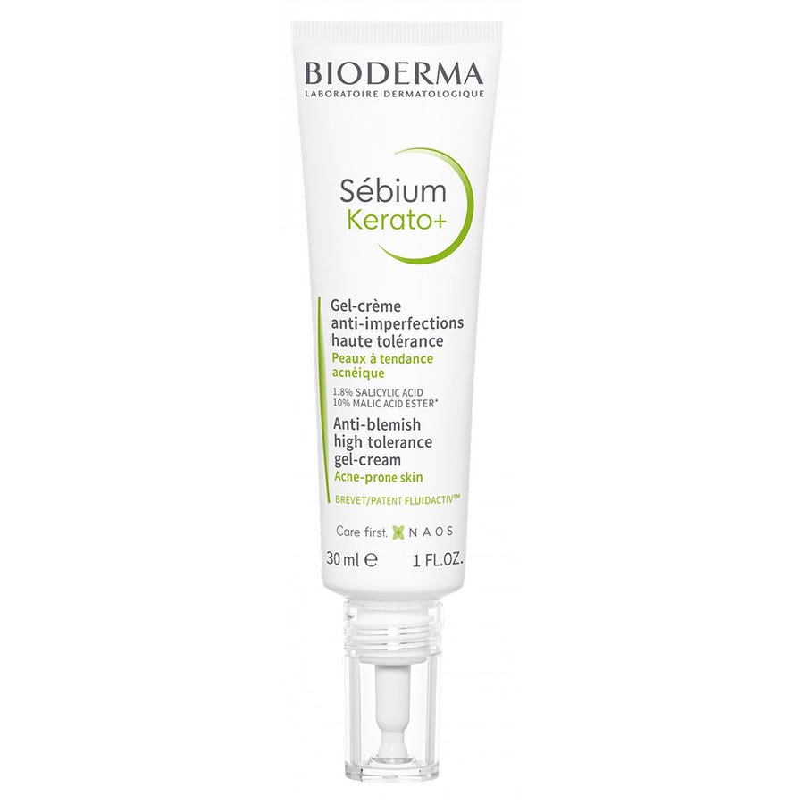 Anti-blemish gel-cream 30ml Sebium Kerato+ acne-prone skin Bioderma