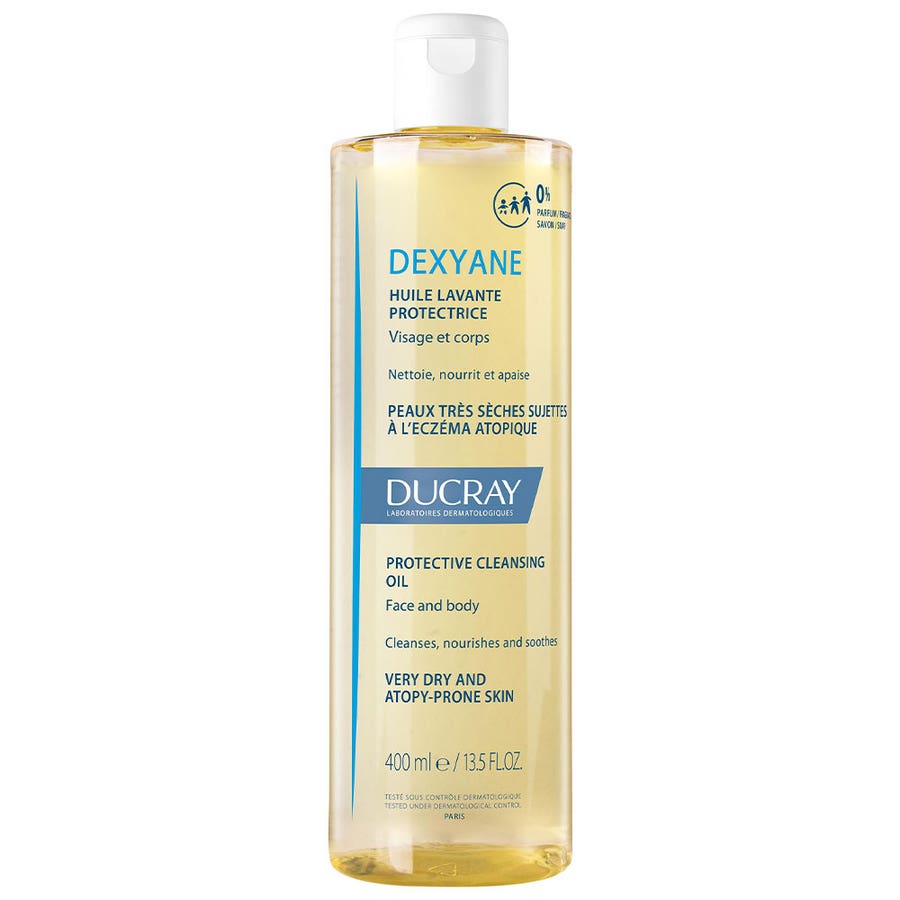 Ducray Dexyane Protective Cleansing Oil Fragrance-Free 400ml (13.53fl oz)