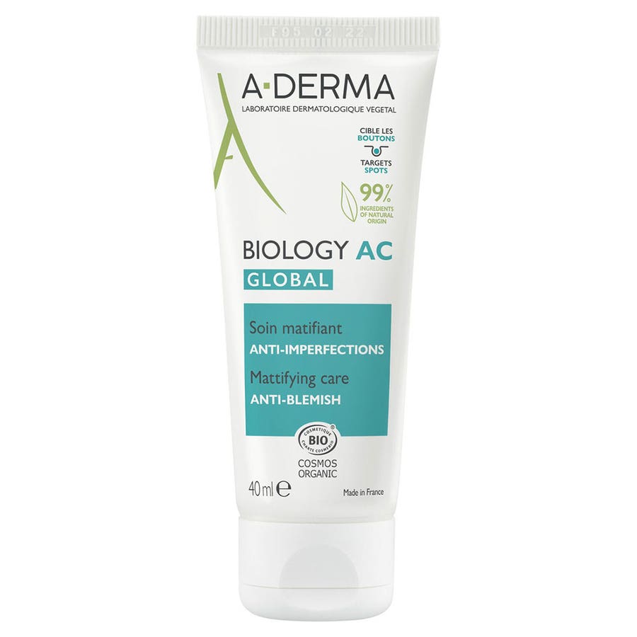 Global Anti-Blemish Care Bio 40ml Biology AC Severe Imperfections A-Derma