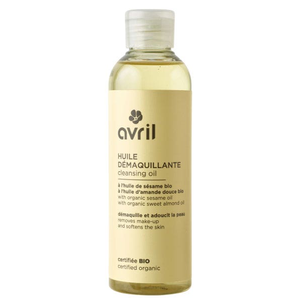 Organic sesame and almond oil make-up remover 200ml Avril