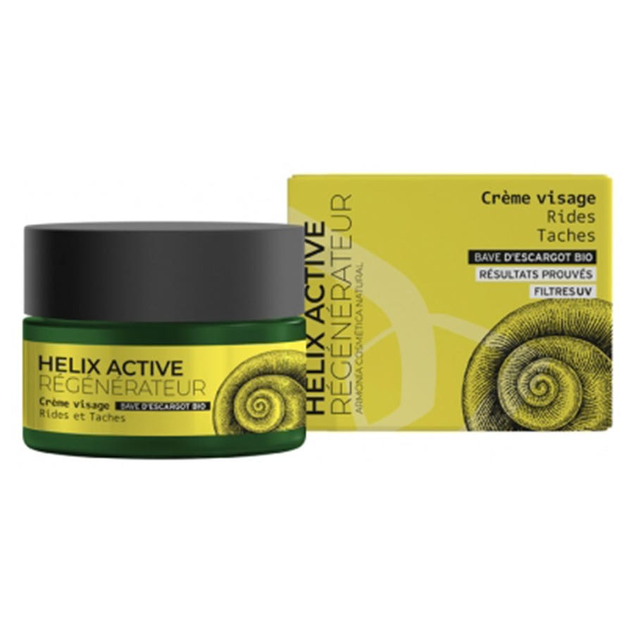 Snail Face Cream 50ml Helix Activ Regenerator All Skin Types Armonia Cosmétique