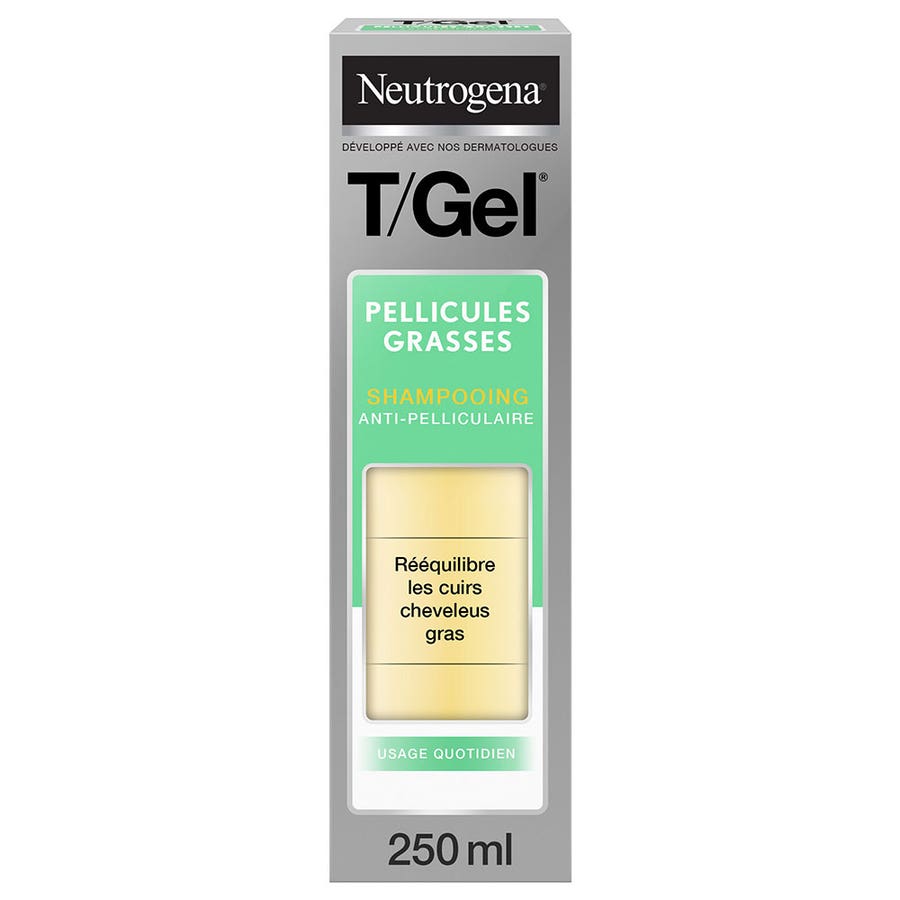 Anti Dandruff Shampoo Dry Dandruff T/gel 250ml T/Gel Pellicules Grasses Neutrogena