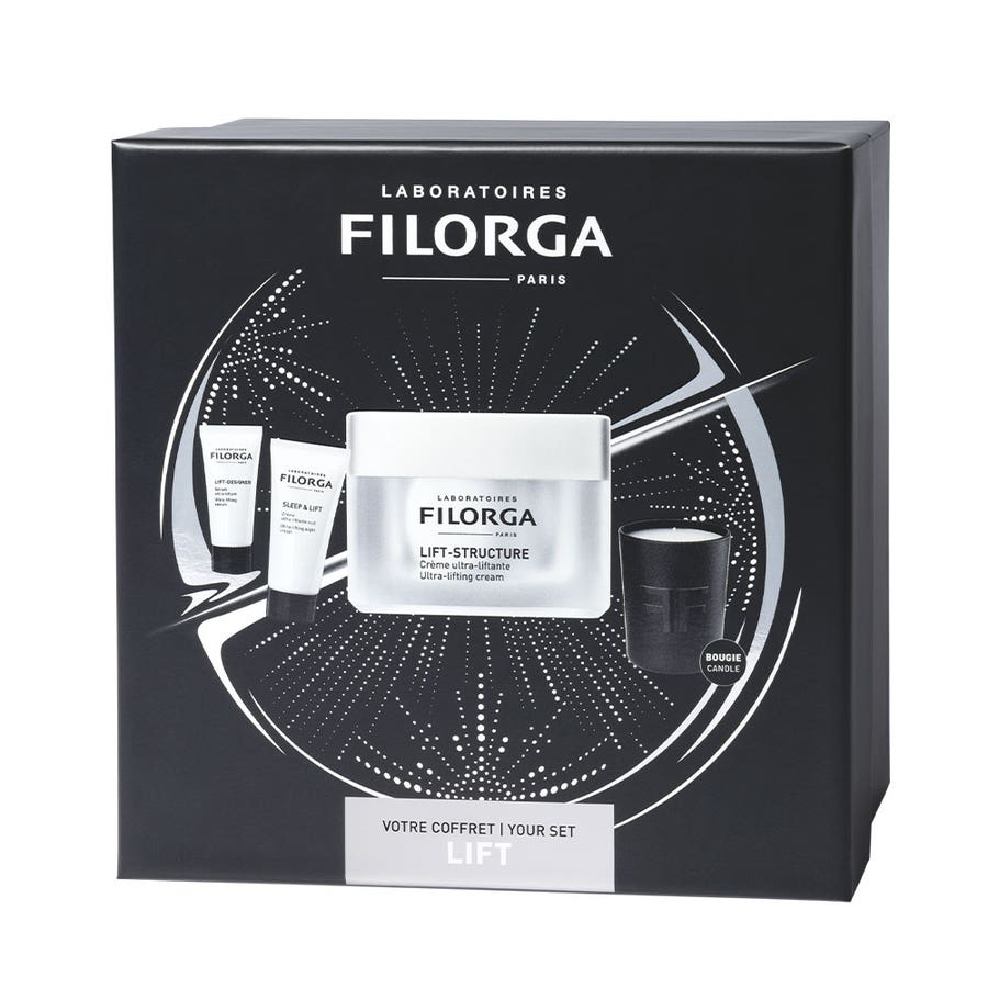 Giftboxes With Mini Candle Lift-Structure Filorga
