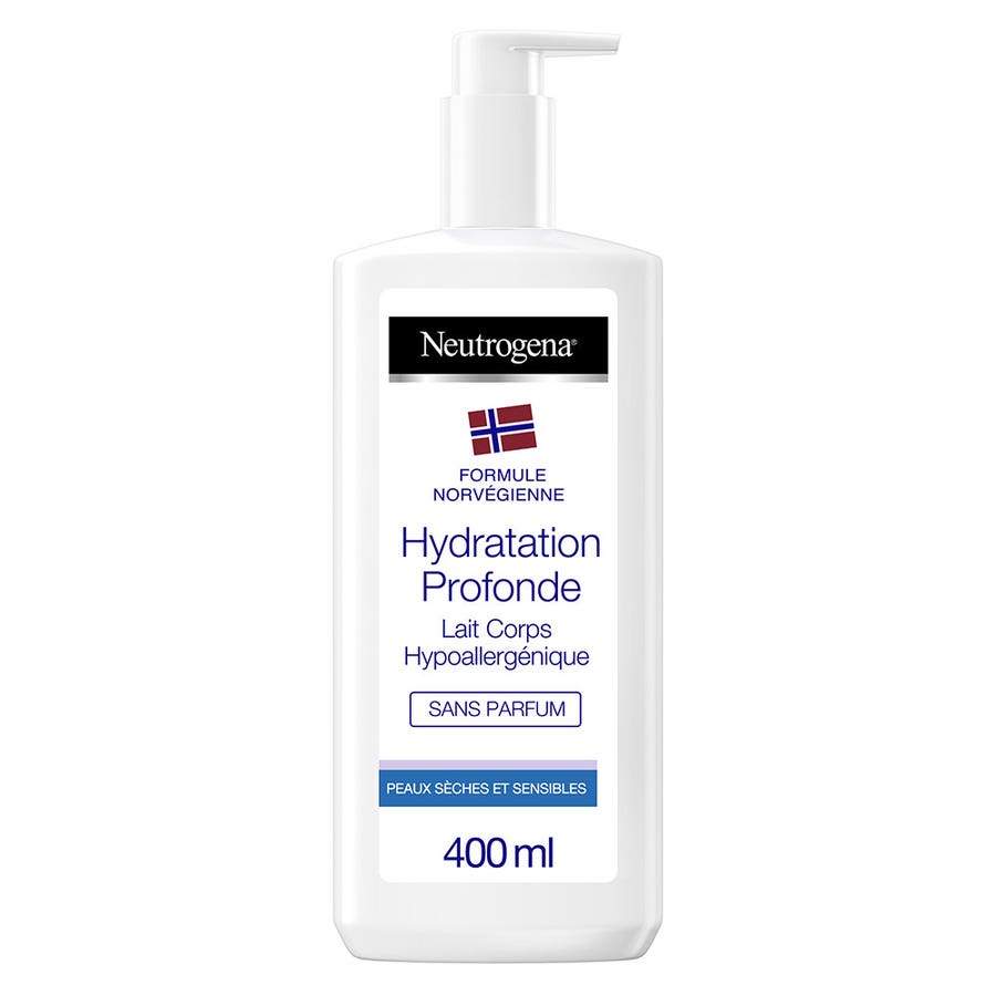 Deep Hydration Hypoallergenic Body Lotion 400ml Dry and Sensitive Skin Neutrogena