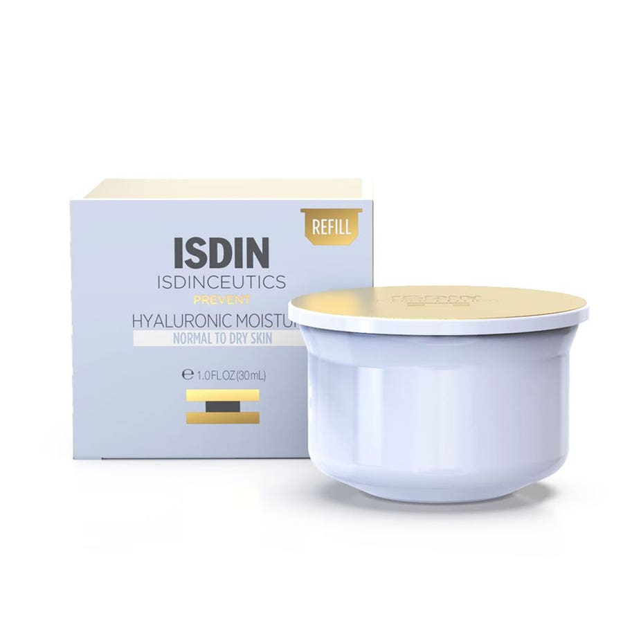 Hydrating and Anti-Aging Day Cream Refill 50g Hyaluronic Moisture Normal To Dry Skin Prevent Isdin
