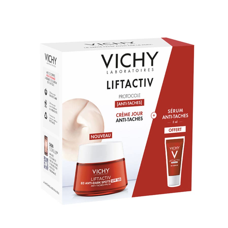 Anti Blemish Day Cream B3 SPF50 50ml + free mini serum B3 Liftactiv Vichy
