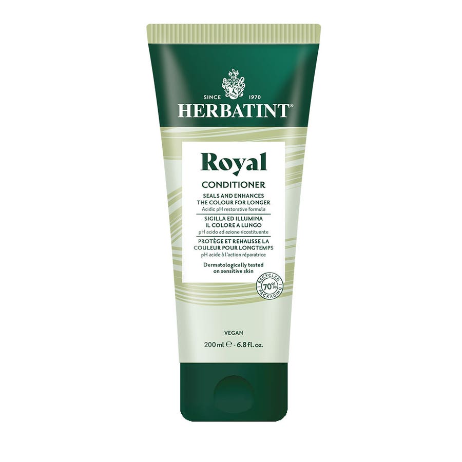 Royal Colour Protect and Enhance Conditioner 200ml Herbatint After-Shampoo 200ml Royal Protects and enhances the Colour Herbatint